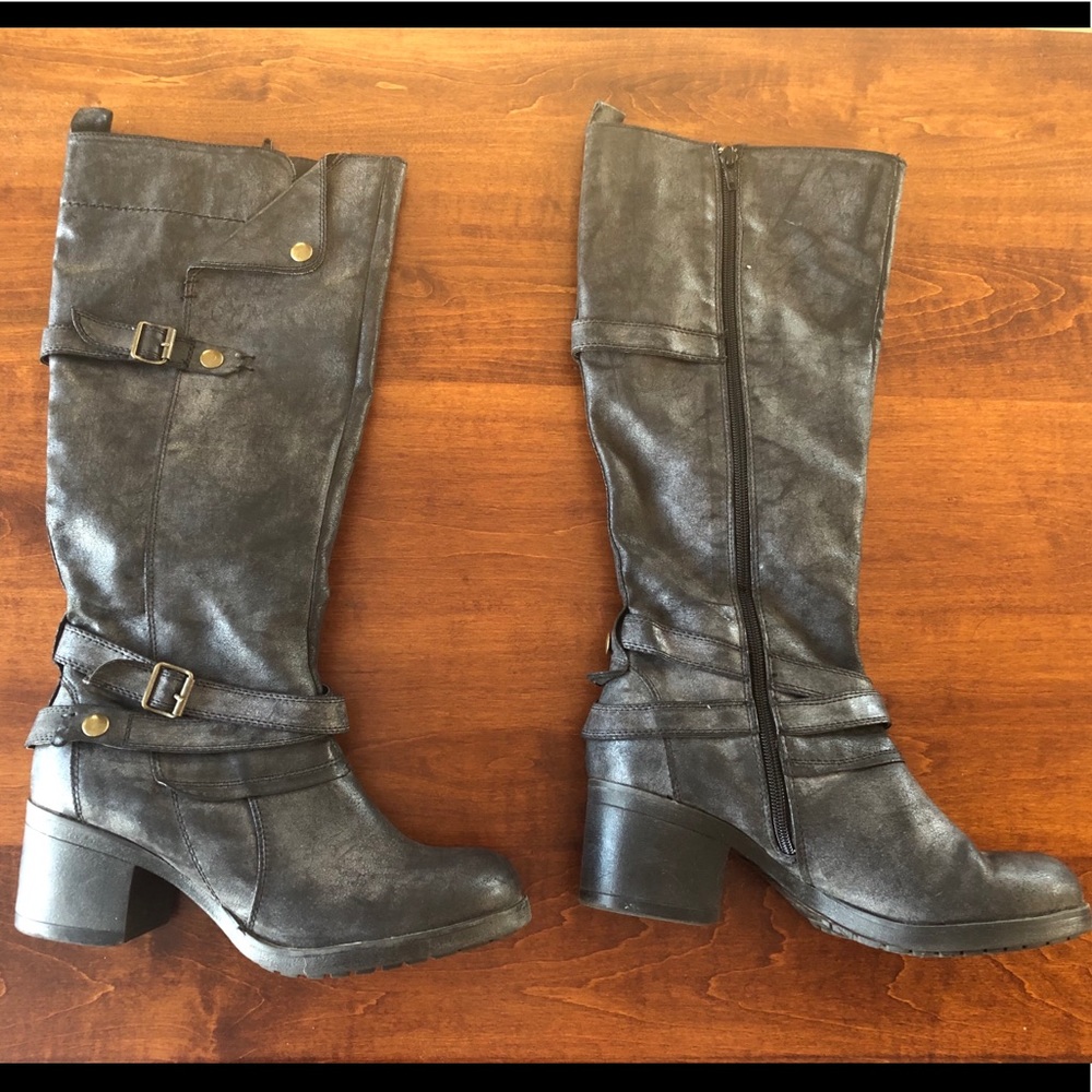 Tall black MIA Sabato boot size 9